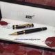 Perfect Replica Mont Blanc Writers Edition Black Fineliner Pen Gold Clip (5)_th.jpg